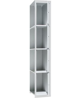 Ячеечный приставной шкаф без 1 стенки ШО-300/1-4пр. уп 9093 фото